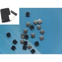 SMD Micro Tactile Switch Push Button For Renault Laguna Espace Clio Megane Grand Scenic Smart Card Key (Size:4*4*1.5)