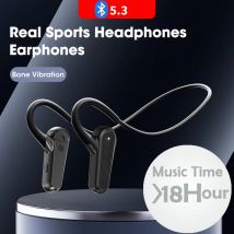 Nuove cuffie a conduzione ossea cuffie Wireless cuffie sportive Bluetooth 5.3 cuffie auricolari con microfono auricolari impermeabili