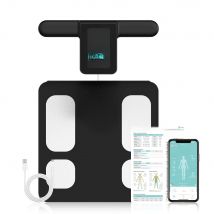 Fitdays Scale for Body Weight and Fat Percentage, 8 Electrodes High Precision Scale for BMI 20 Body Composition Measurement