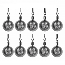 10pcs Lead Sinkers 3.5g 5g 7g 10g 14g 18g 20g Fishing Weight Sinker Freshwater Saltwater Weight Drop Shot Fishing Accessories