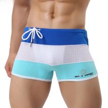 BRAVE PERSON Brand Men Swimwear Trunks Sexy Swimming Shorts Trunks Boxer Shorts Male Swimsuits Surf Board Beach Shorts B1009