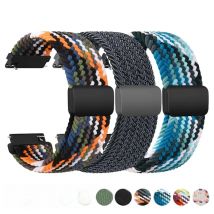 20mm Braided Solo Loop For Garmin Vivoactive 5/3/3music Band Wristband For Garmin VivoMove3/Trend/Sport Venu SQ/SQ2/2plus Strap