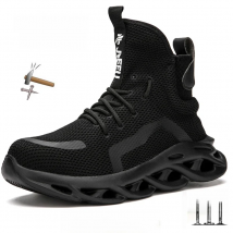 Men Winter Safety Boots Are Light and Comfortable Steel Toe Cap Anti-piercing Industrial Outdoor Work Shoes Foot Protection