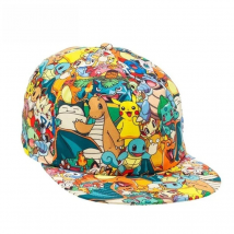Pokemon Pikachu Baseballkappe Schirmmütze Cartoon Anime Charakter flache Krempe Hip Hop Hut Paar