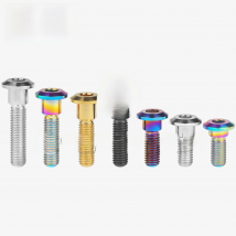Wanyifa Titanium Ti M8x20 22 25 30 33 35 40mm Bolt Screws Hex Socket Head for Suzuki Yamaha Disc Brake Rotor Bolts