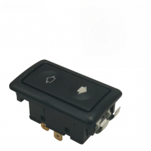 MOTOBOTS Universal Metallic Snap Clip-On 6Pins Auto Power Window Switch 10A~30A With illumination Indicator Single Button #5797