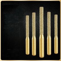 5Pcs 5mm Dia Diamond Brazed Core Drill Bits For Marble Glass Granite Quartz Porcelain Tiles Hole Cutter Saw Accessories Tools