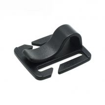 Plastic Sternum Strap Tube Pipe Clip Holder Buckles For Outdoor Accessories For Paracord/Backpack Webbing 25mm