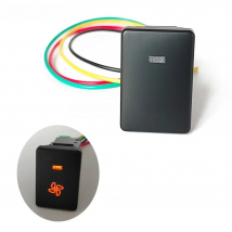 12V Car Orange LED Light Exhaust Vent Fan Switch Power On Off Button For Toyota Camry Prius Corolla PRADO RAV4