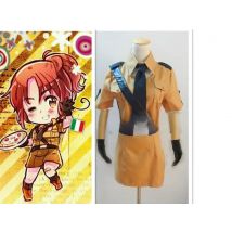 Axis Powers: Hetalia Cosplay Nyotalia North Italy (Female) Costume for Halloween Christmas party men women costume