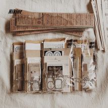 160 Pcs Vintage Memo Scrapbooking Material Paper Kit Junk Journal Decorative Paper Handmade Craft Paper Scrapbooking Supplies