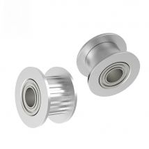GT2 Idler Timing Pulley 16-tooth 20-Teeth with 3mm or 5mm Bore with Bearings for 3D Printer Parts Timing Belt 6mm 10mm