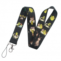 YL358 Monster Key Lanyard Car KeyChain ID Card Pass Gym Mobile Phone Badge Holder Kids Key Ring Accessories Gift