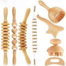 1Pcs Wood Therapy Massage Tools,Wooden Therapy Tools for Body Muscle Pain Relief,Body Sculpting Tools,Fascia Massage