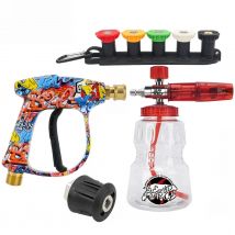 Pressure Washer Water Gun Kit for Car Cleaning Hose Connector For Karcher Nilfisk Parkside Bosch Quick Connector Nozzles