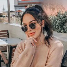 2020 Classic Small Frame Round Sunglasses Woman/Man Brand Designer Alloy Mirror Sun Glasses Female Male Vintage Modis Oculos