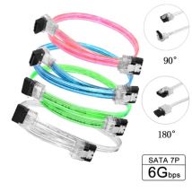 SATA 3.0 III 6 Gbit/s 10/30/50/70/100 cm Festplatte Daten Seriell ATA Gerades Kabel 26AWG für HDD SSD Kabel Linie 7-poliges SATA-Kabel