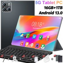 Tablet 2026 de 10.36 Pulgadas, Android 13.0, 16GB RAM, 1TB ROM, 16MP 32MP, 20000mAh, 14 Núcleos, 5G, Doble SIM, Bluetooth, WiFi, GPS, Versión Global