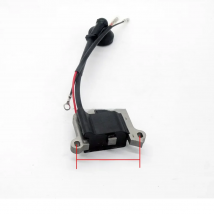 1E48F ignition coil fit for 63cc brush cutter grass trimmer 48 engine 48F grass cutter mower ignition coil