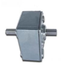 dual shaft right angle worm geared box double-axis gearbox reducer for speed-down reductor 6mm shaft to reduction motor A5840