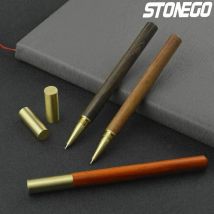 STONEGO Kugelschreiber aus Holz, Tintenroller zum Schreiben von Geschenken, Kugelschreiber