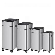 Smart Trash Can 20 30 40 50 60 Liters Wastebasket Large Kitchen Garbage Cube Home Automatic Stainless Steel Garbage Bin Dustbin