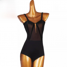 Dancewer Women Tops Leotard Bodysuit Adult Girls for Ballroom Dance Dresses Tango Salsa Women Clothing Flamingo Costume 0929