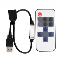 11 Keys LED Strip Controller Mini Dimmer RF Remote 5V USB interface Controller For 5050/2835  Single Color LED strip