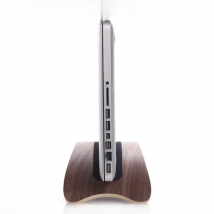 Wooden Vertical Desktop Laptop Stand for Apple Macbook Pro Air 2025 M4 M2 15 14 16 inch Pro 13  Holder Base Bracket Dock