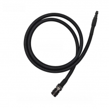 HPA Air SLP FLEX Hose Remote Line W/ US Foster Quick Disconnect 40 Inch Low Pressure MAX 300 PSI Braided Cable Black