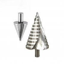 5-35mm 6-60mm Step Cone Drill Bits Hole Cutter Bit Set Fluted Edges HSS Step Core Triangle Shank for Wood Metal Drilling