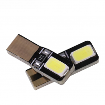 10pcs Auto Led T5 2721 W3W W2 4.6d 5730 SMD Wedge Instrument Indicator Lamp Speedometer Gauge Cluster Dash Interior Light DC12V