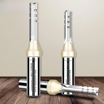 Arden 3 Flutes TCT Straight Router Bit 3-blade Cutting CNC Milling Cutter Carbide Cutter for Wood MDF Multilayer Particle Board