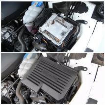 For Audi A5 2018-2021 ECU Electronic Control Unit Protection Cap Engine Computer Board Dustproof Cover Car PC Trim