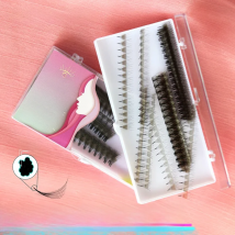 Song Lashes 1000 Fans Sharp Narrow Stem Premade Volume Fans Lash Pointy Base Premade Fans Slim Thin  Lash Eyelashes