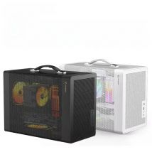 Power Train P60 Mesh Version MATX Case Type-C Handheld Portable Computer Game Chassis Supports 350mm Graphics Card