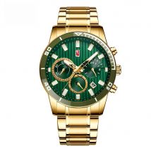 REWARD Men Quartz Watches Luxury Business Casual Wristwatch Stainless Steel Strap Chronograph Waterproof Wrist Watches for Male