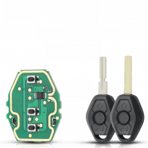 Dandkey Replacement Remote Circuit Board 315/433MHz For BMW 3 5 X series 7S E38 E39 E46 EWS System 3 Buttons Keyless Entry Key