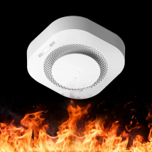 Gautone Independent Smoke Alarm Fire Protection Smokehouse Home Security System Smoke Detector