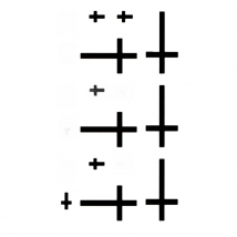 Cute Cross waterproof temporary tattoo men and women rings personalized cover scars painted small cross tattoos sticker