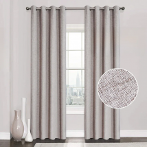 Linen 100% Blackout Curtains For Kitchen Bedroom Window Treatment  Solid Water Proof Curtains for Living Room Custom Made