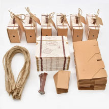 10/20 stücke Reise Koffer Candy Box Kraft Papier Geschenk Boxen Hochzeit Geburtstag Party Dekoration