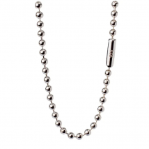 JustNeo 925 Sterling Silver Ball Chain Necklace 15-28 Inch Basic Pendant Compatible Chain Jewelry Accessory