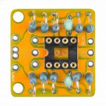 Ziqqucu Dual OP Amp Board Preamp DC Amplification PCB DC Pre-Amp Amplifier Empty Board Module for NE5532 OPA2134 OPA2604 AD826