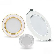 6pcs/lot LED Downlight 5W 9W 12W 15W 18W Round Ultra Thin Aluminum Recessed Lamp 220V-240V Led Bulb Indoor Led Spot Lighting