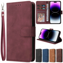 Wallet With Card Slot Lanyard Photo Frame Magnetic Flip Leather Case For iPhone 17 Pro Max Air 16 16e 15 Plus 14 13Mini 12 11 XR