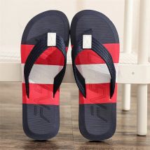 Summer Slippers Men Flip Flops Beach Sandals Non-slip Casual Flat Shoes Slippers Indoor House Shoes for Men Outdoor Slides