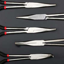 Multifunctional Long Handle Reach Circle Nose Pliers Plug Puller Steel Auto Repair ToolsJewelry Pliers Tool DIY Equipment Plier