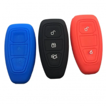 Silicone car Key Cover Case Holder Shell For Ford  Puma 2021 Fiesta Focus C-MAX Mondeo Ecosport Kuga Titanium 3 button key