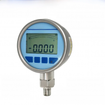 FANDE Digital Hydraulic Pressure Gauge with Temperature  Diaphragm 316L LCD Stainless Steel Gas Liquid Fuel Manometer